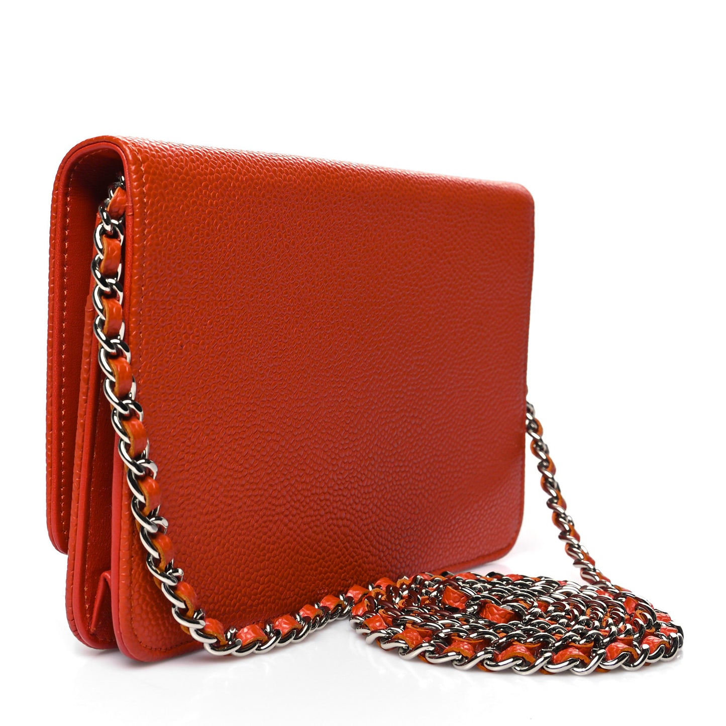 Caviar Timeless CC Wallet On Chain WOC Orange