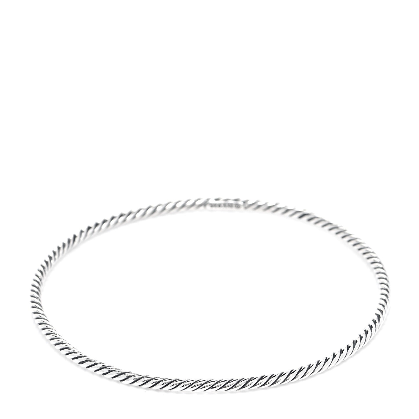 Sterling Silver 2.5mm Cable Classics Bangle Bracelet