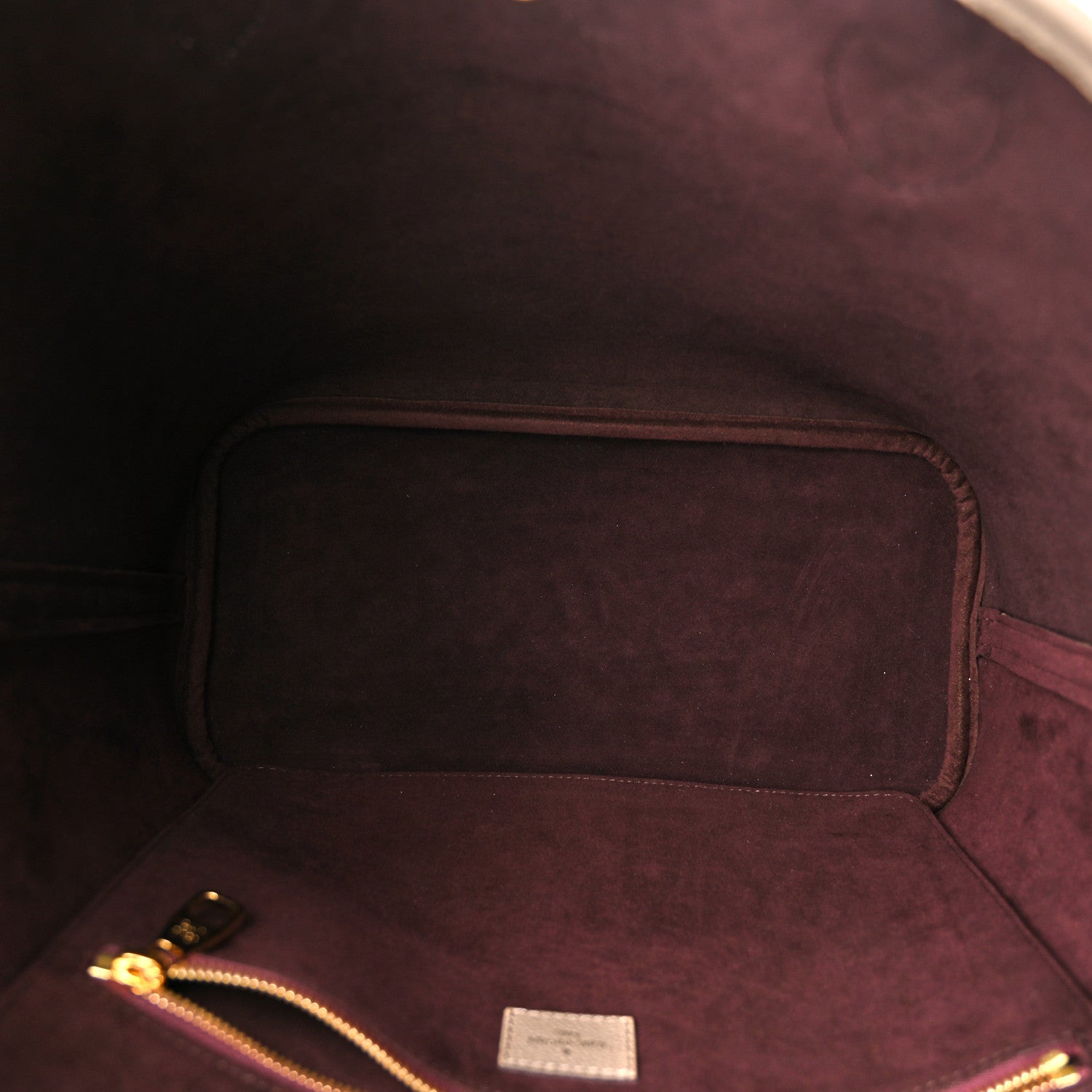 Louis Vuitton Empreinte Monogram Giant Neverfull MM Tourterelle 6 of 10