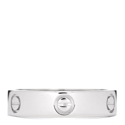 Cartier Platinum 5.5mm LOVE Ring 64 10.75 3 of 4