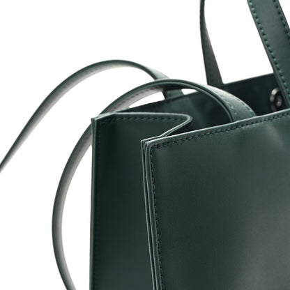 Telfar Vegan Leather Medium Shopping Bag Dark Olive 11 of 11