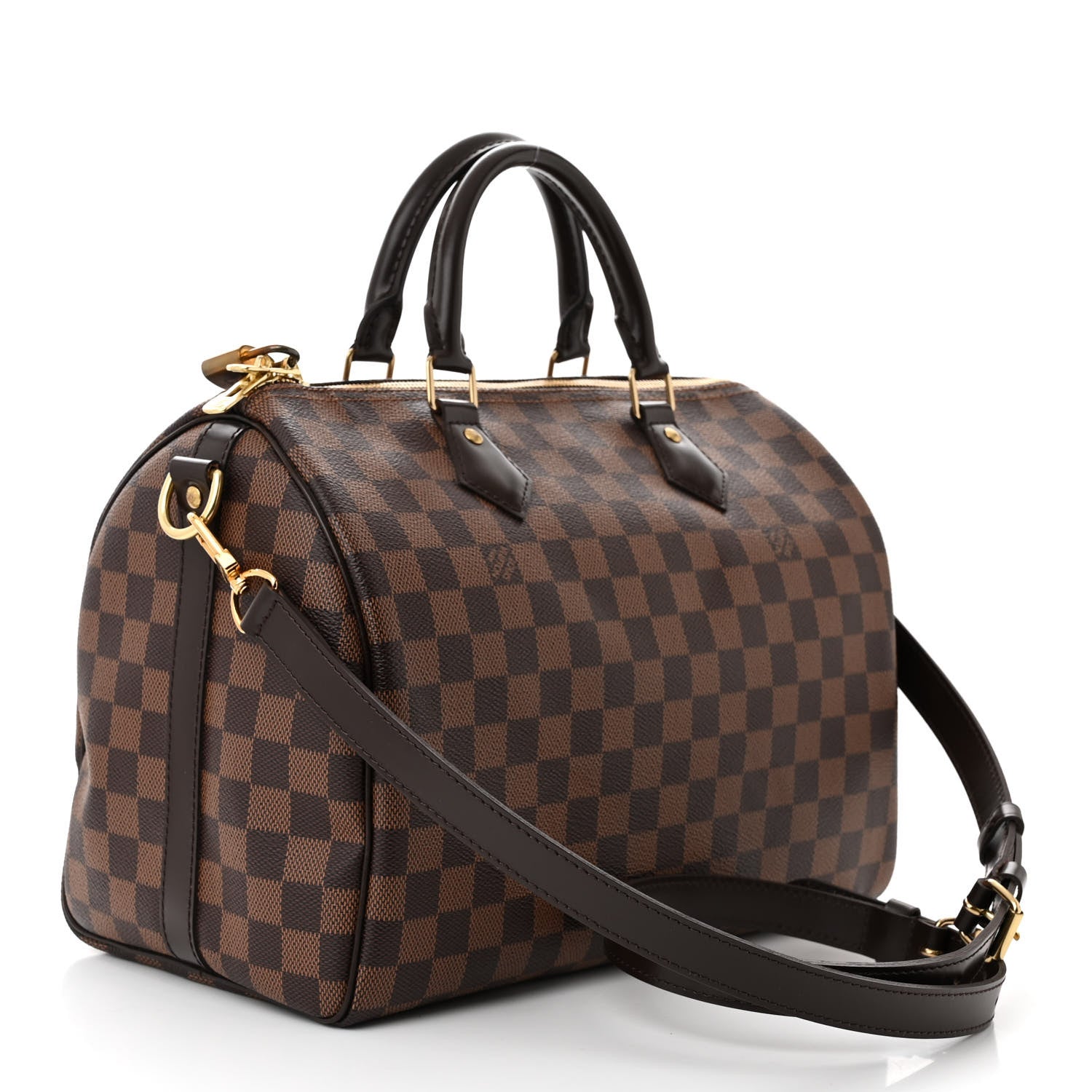 Louis Vuitton Damier Ebene Speedy Bandouliere 30 3 of 10