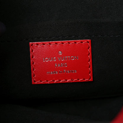 Louis Vuitton Taurillon Neo Square Bag Rouge 6 of 9