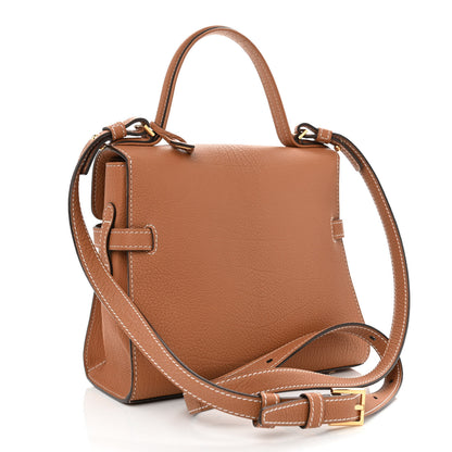 Delvaux Crispy Calfskin Mini Tempete Satchel Vegetal 4 of 10