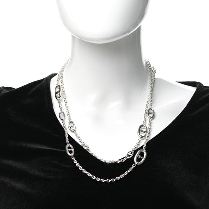 Hermes Sterling Silver Farandole Necklace 120 2 of 6