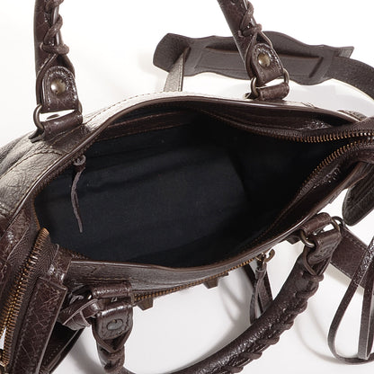 Balenciaga Agneau Classic Hardware Mini City Charbon 6 of 13