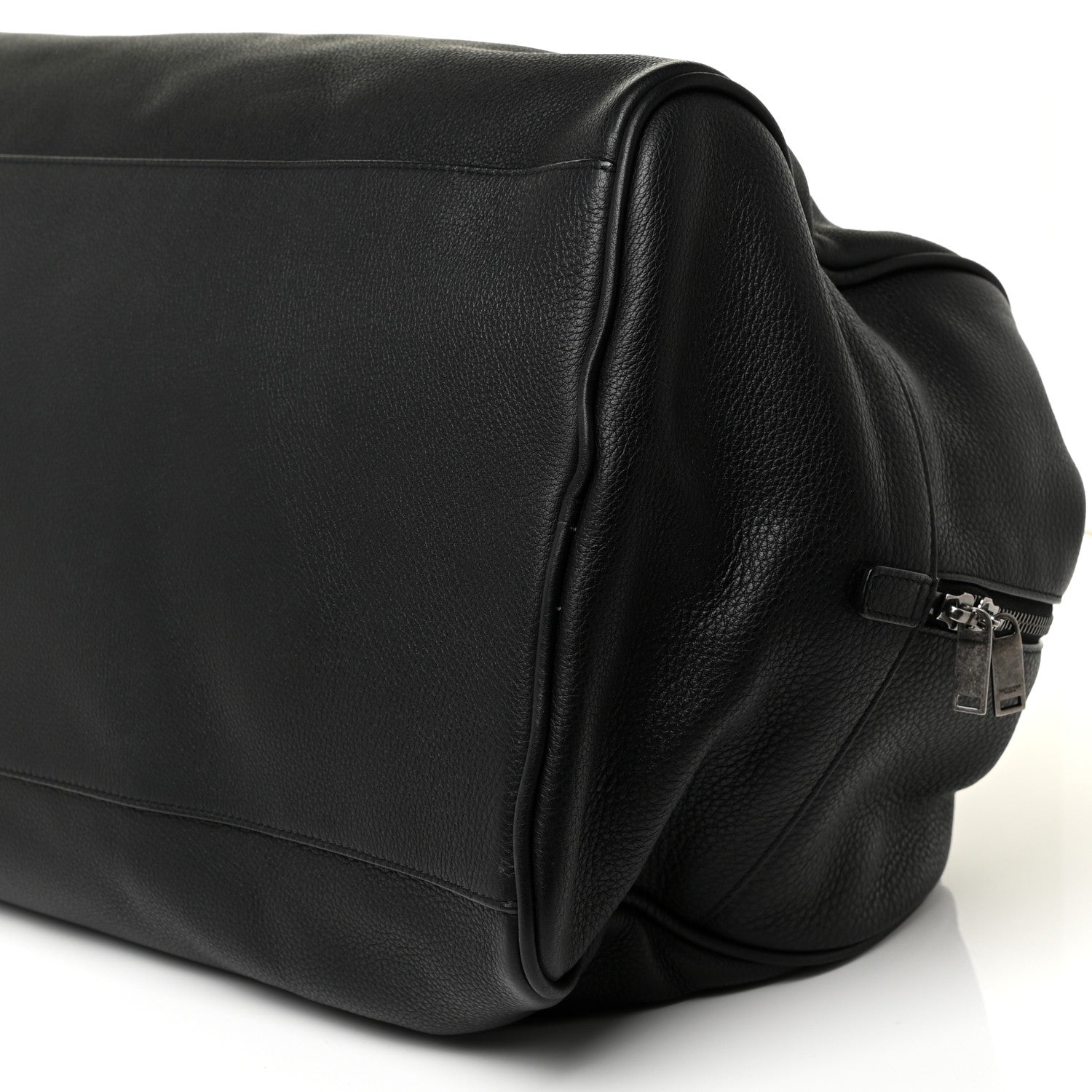 Saint Laurent Grained Calfskin Classic Duffle Black 8 of 10