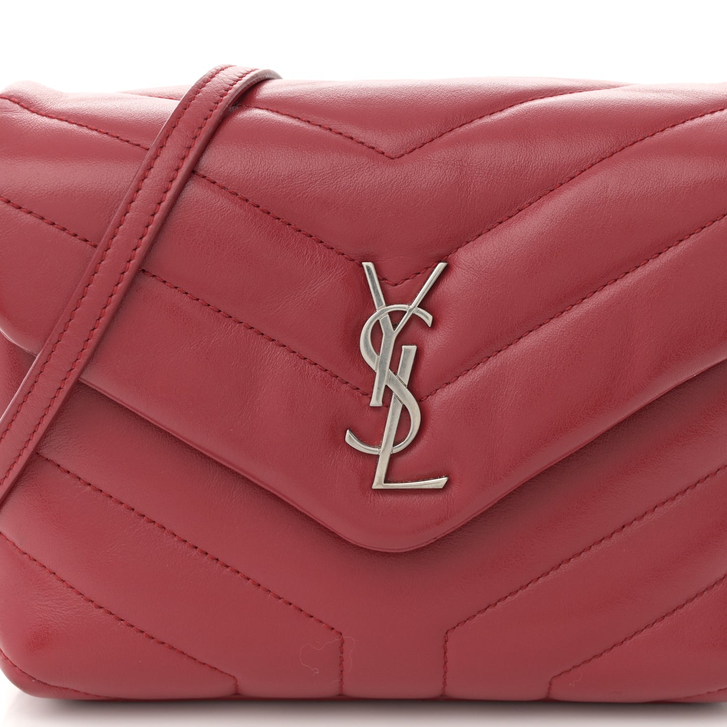 Calfskin Y Quilted Monogram Toy Loulou Crossbody Bag New Lipstick