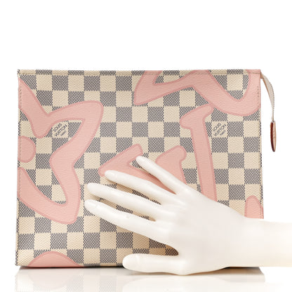 Louis Vuitton Damier Azur Tahitienne Toiletry Pouch 26 2 of 10