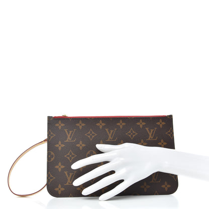 Louis Vuitton Monogram Neverfull MM GM Pochette Cherry 2 of 6