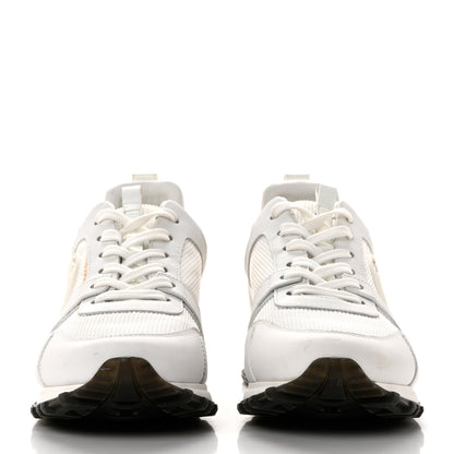 Louis Vuitton Calfskin Mesh Run Away Sneakers 37 White 2 of 10