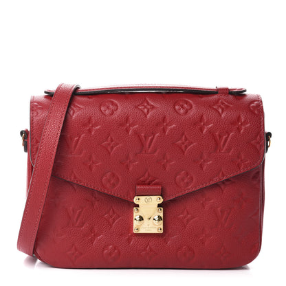 Louis Vuitton Empreinte Pochette Metis Scarlet 1 of 11