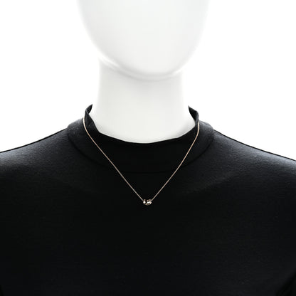 Tiffany 18K Rose Gold 9mm Elsa Peretti Bean Pendant Necklace 2 of 5