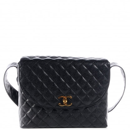 Chanel Caviar Quilted Crossbody Bag Black 1 of 7