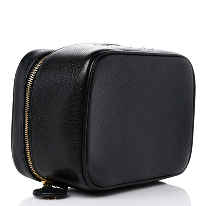 Chanel Caviar Vanity Cosmetic Case Black 4 of 15