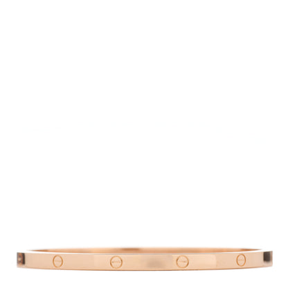 Cartier 18K Pink Gold Small LOVE Bracelet 17 1 of 5