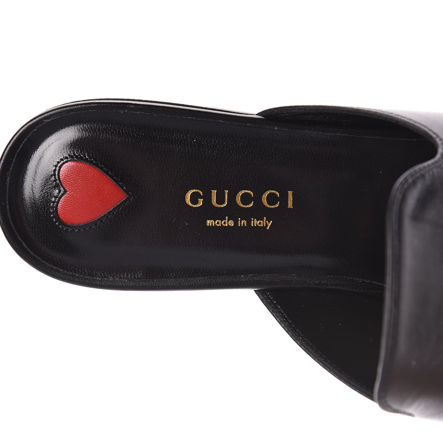 Malaga Kid Horsebit Slide Sandals 37 Black
