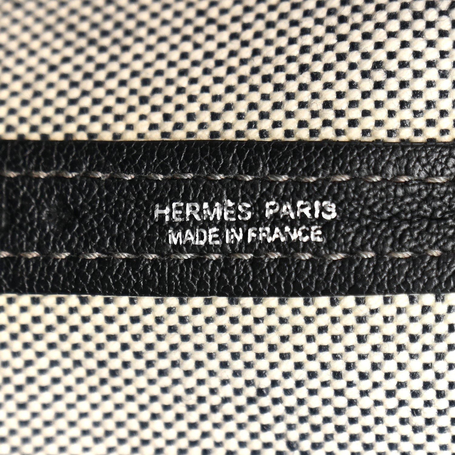 Hermes Buffle Skipper Toile Garden Party 36 MM Tote Black 6 of 18