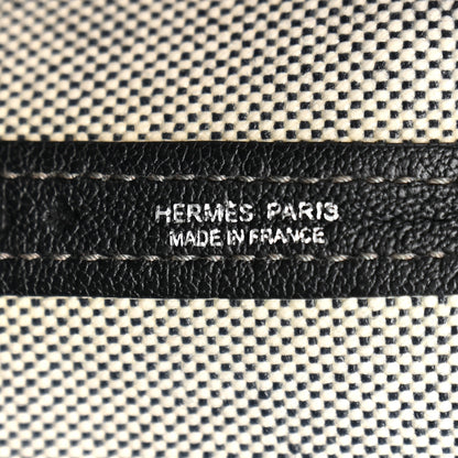 Hermes Buffle Skipper Toile Garden Party 36 MM Tote Black 6 of 18