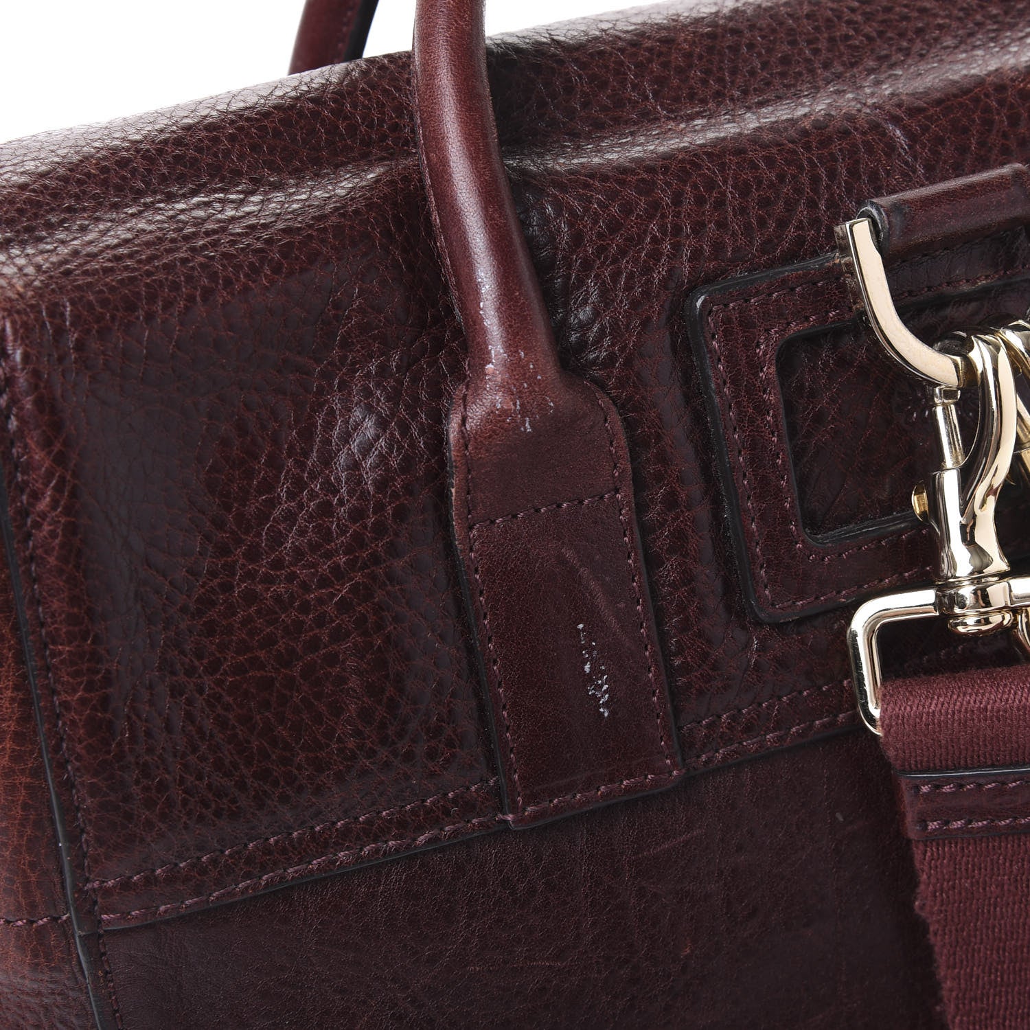Mulberry Natural Leather Cara Delevigne Convertible Satchel Oxblood 10 of 10