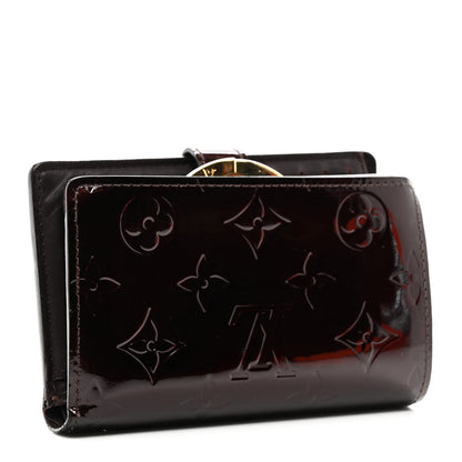 Louis Vuitton Vernis French Purse Wallet Rouge Fauviste 3 of 7