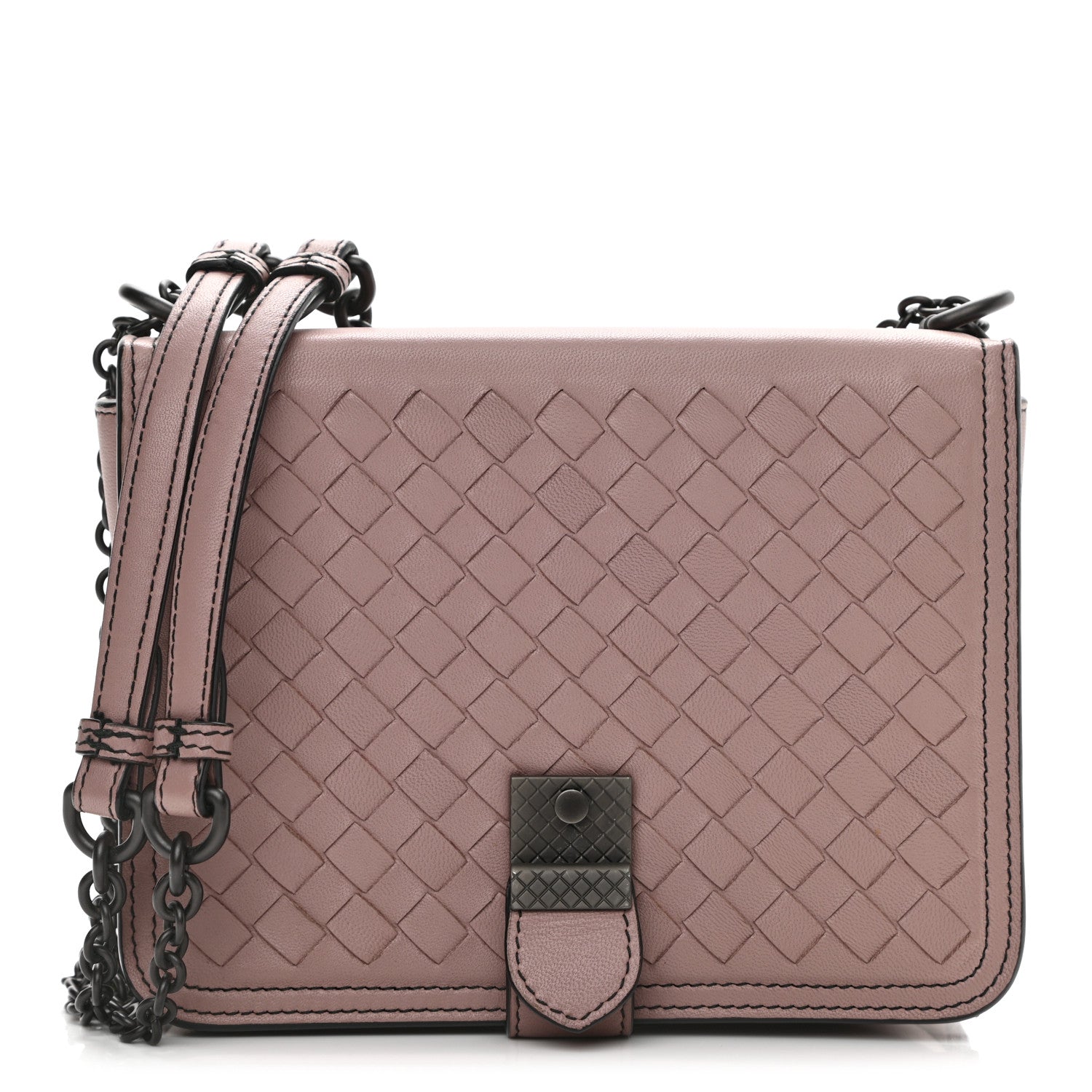 Bottega Veneta Nappa Intrecciato Small Runway Shoulder Bag Light Purple 1 of 10