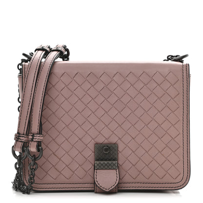 Bottega Veneta Nappa Intrecciato Small Runway Shoulder Bag Light Purple 1 of 10