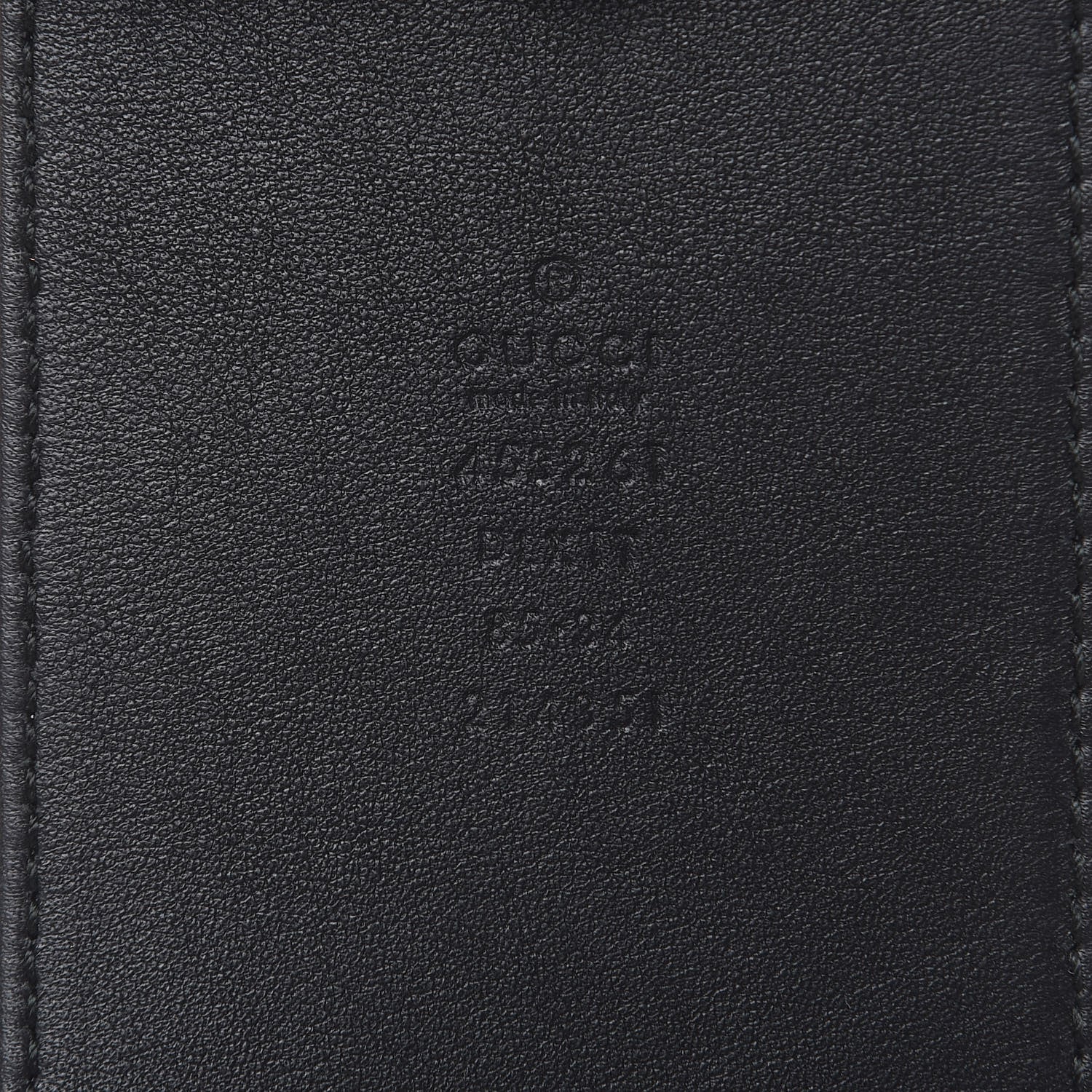 Gucci Moon Calfskin Pearl Double G 70mm Belt 85 34 Black Cream 4 of 7