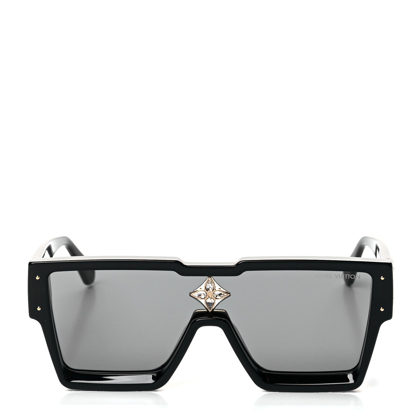 Acetate Swarovski Crystal Cyclone Sunglasses Z1578W Black