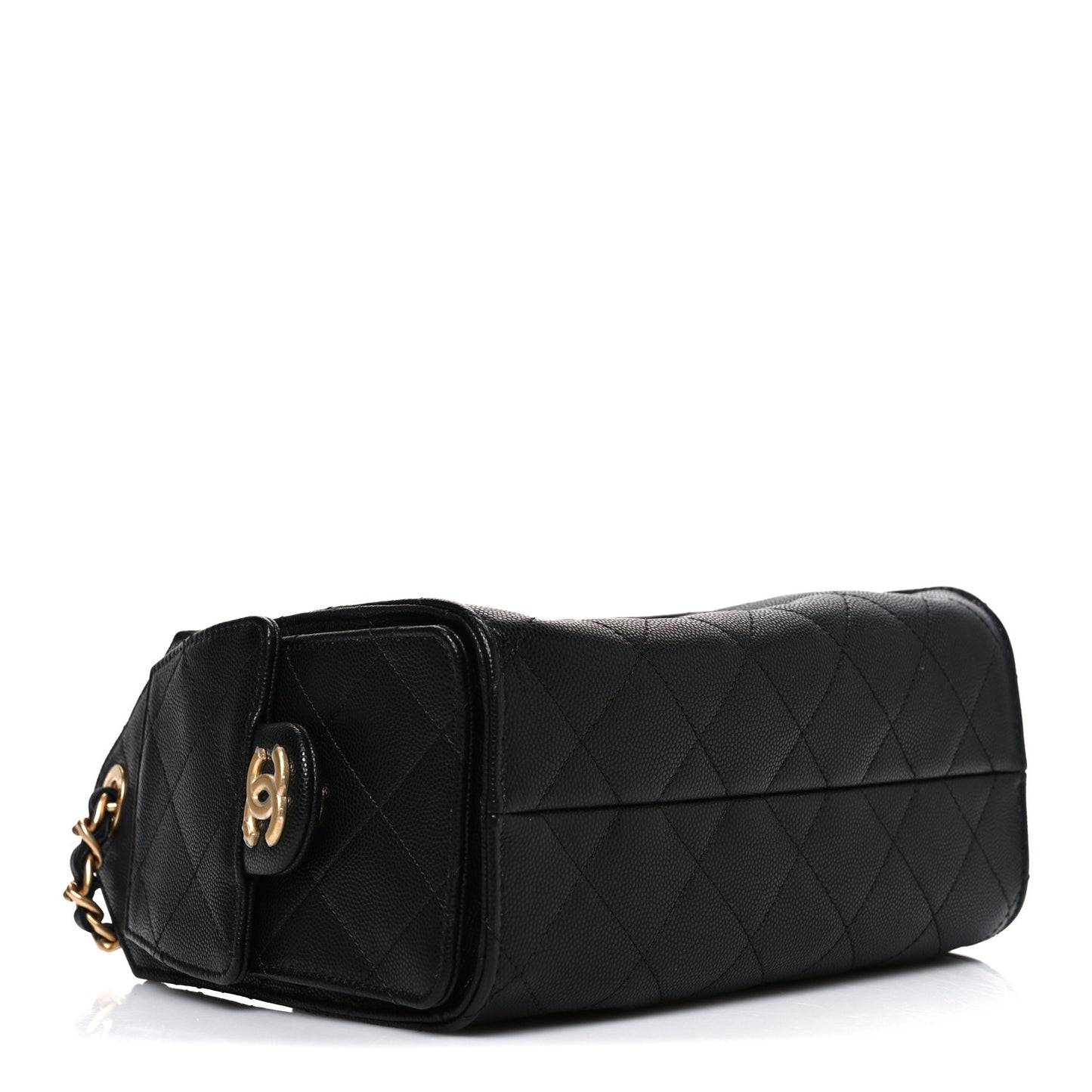 Caviar Quilted Mini Chanel 25 Handbag Black