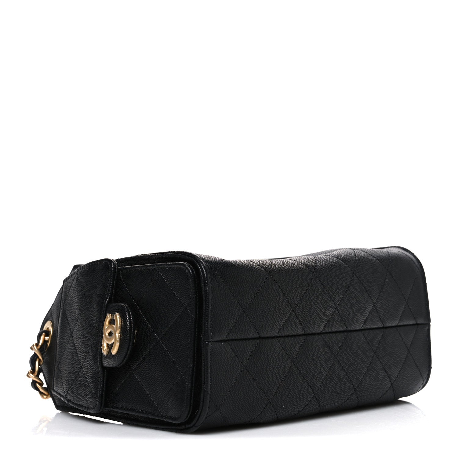 Chanel Caviar Quilted Mini Chanel 25 Handbag Black 4 of 11