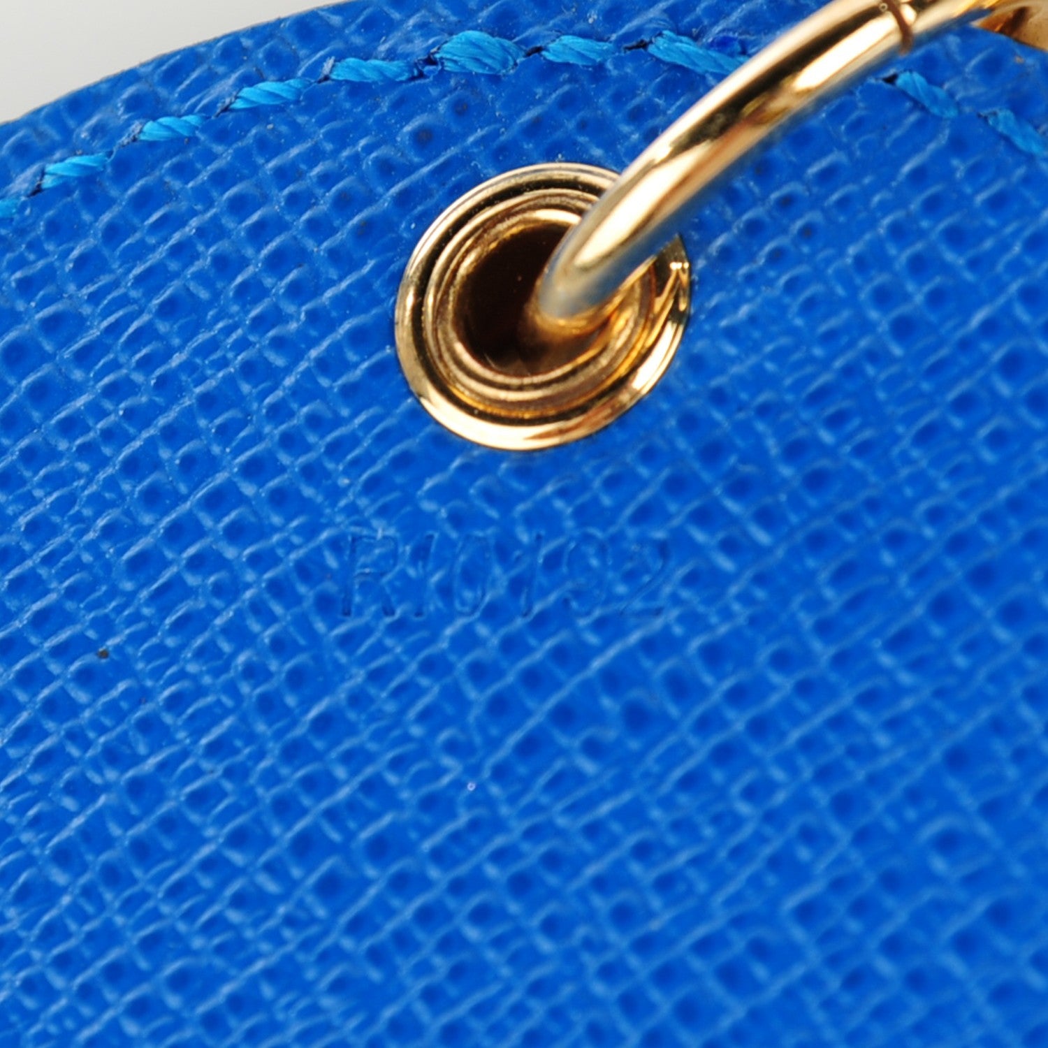 Louis Vuitton Monogram Kusama Pumpkin Dots Key Ring Blue 7 of 10