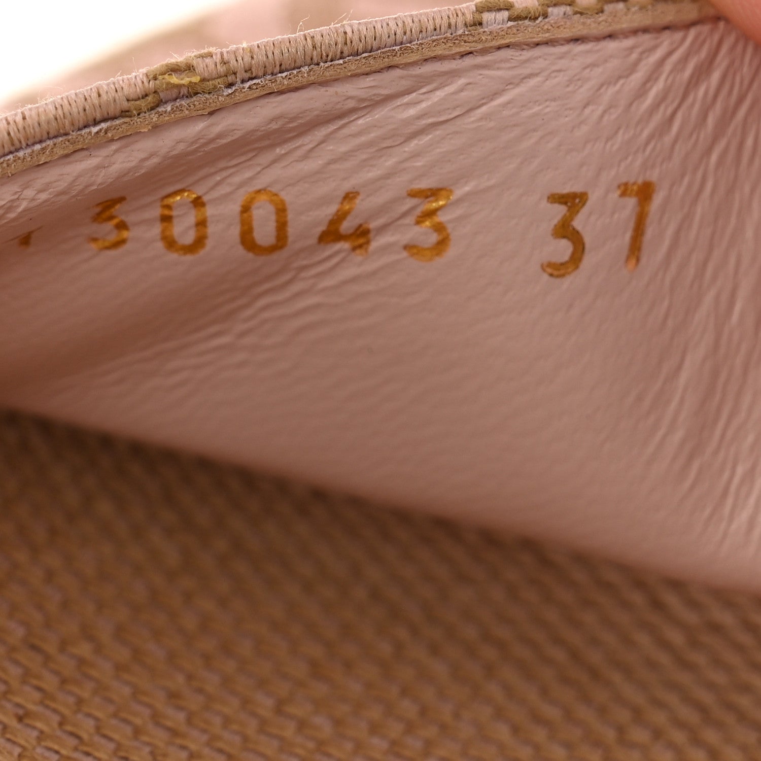 Gucci Monogram Jumbo GG Angelina Platform 55mm Slide Sandals 37 Beige Perfect Pink 8 of 9