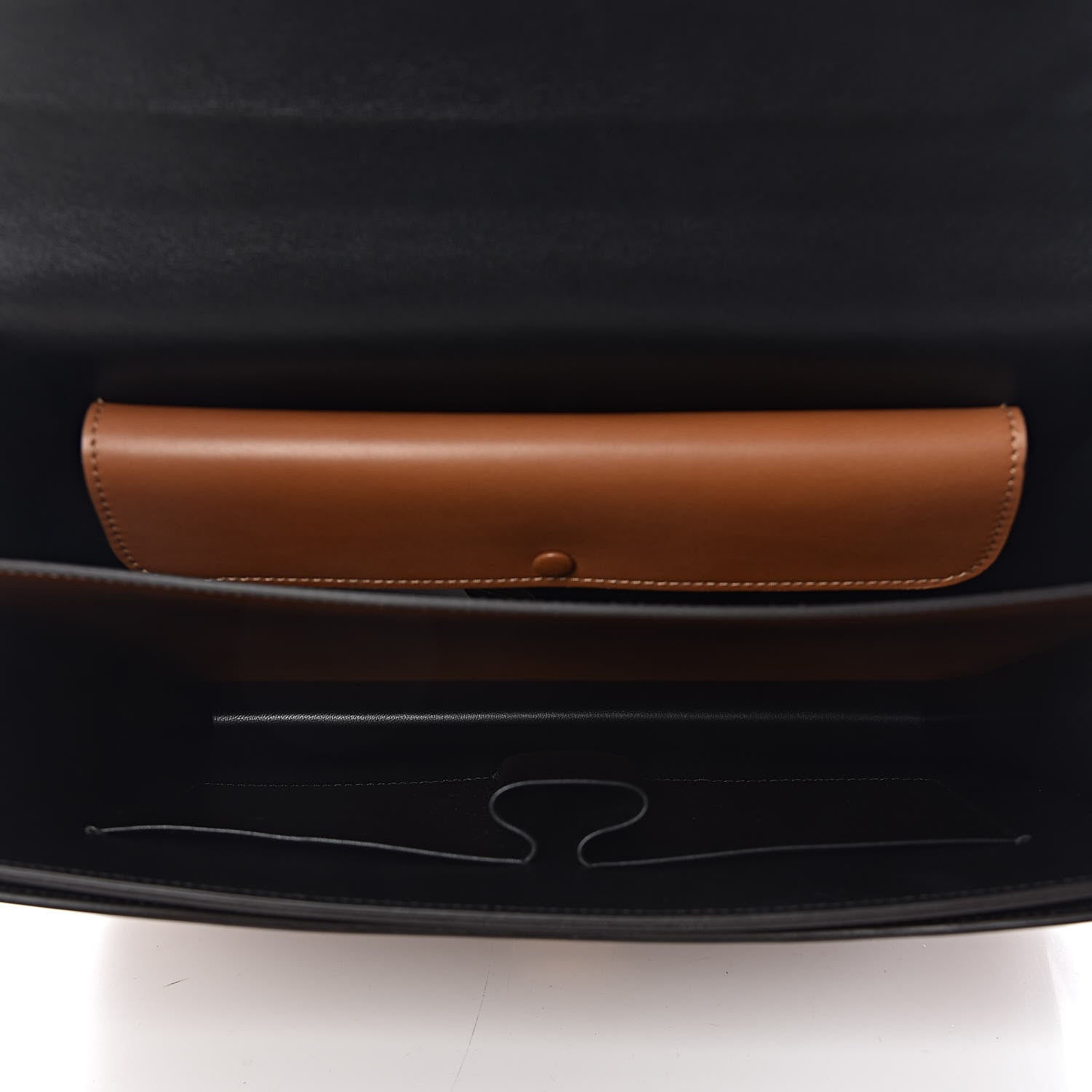Celine Smooth Calfskin Bi-Color Large Case Camel 5 of 15