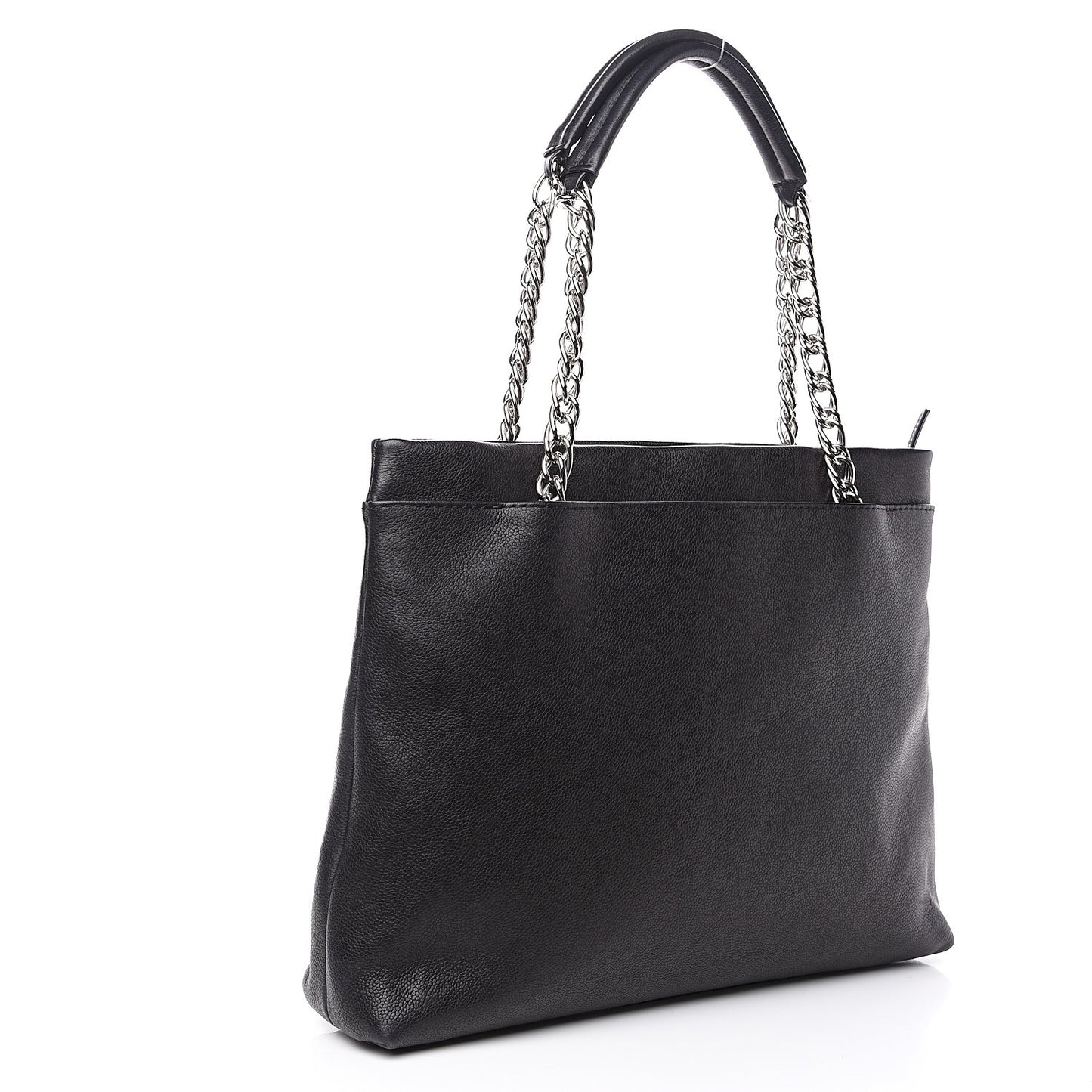 Caviar Large CC Tuck Tote Black