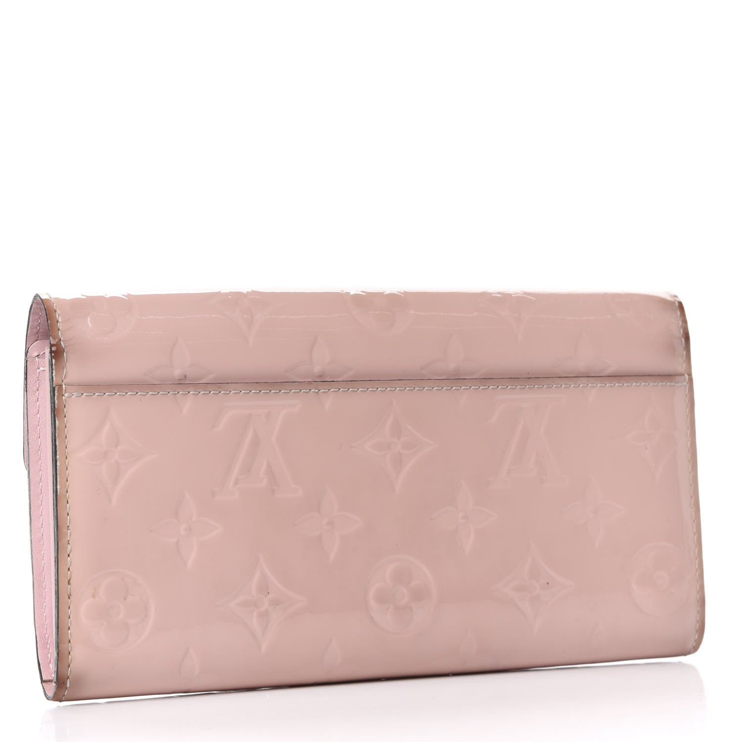 Louis Vuitton Vernis Sarah Wallet NM Rose Ballerine 3 of 8