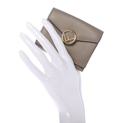 Fendi Vitello Cruise F is Fendi Micro Tri-Fold Envelope Wallet Tortora 2 of 8