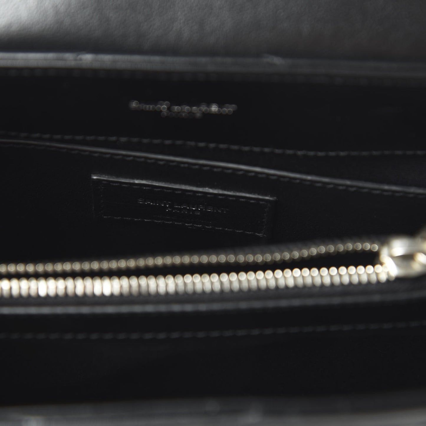 Calfskin Y Quilted Monogram Small Loulou Chain Satchel Black