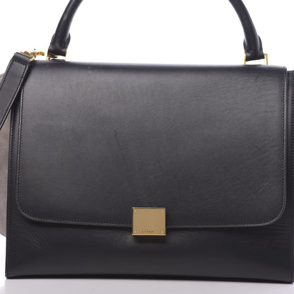 Celine Smooth Calfskin Suede Medium Bi-Color Trapeze 10 of 16