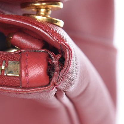 Prada Saffiano Small Galleria Double Zip Tote Fuoco 14 of 26