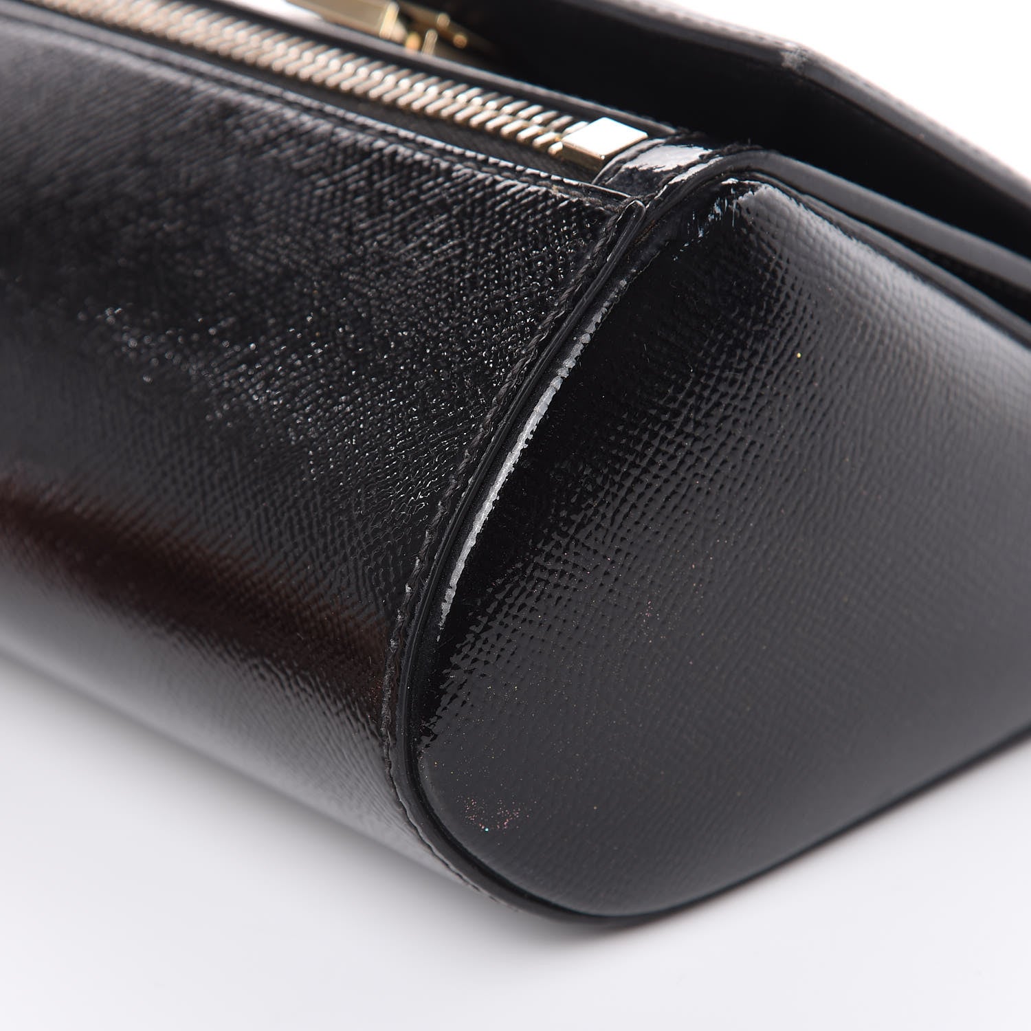 Givenchy Textured Patent Calfskin Mini Pandora Box Crossbody Bag Black 9 of 16
