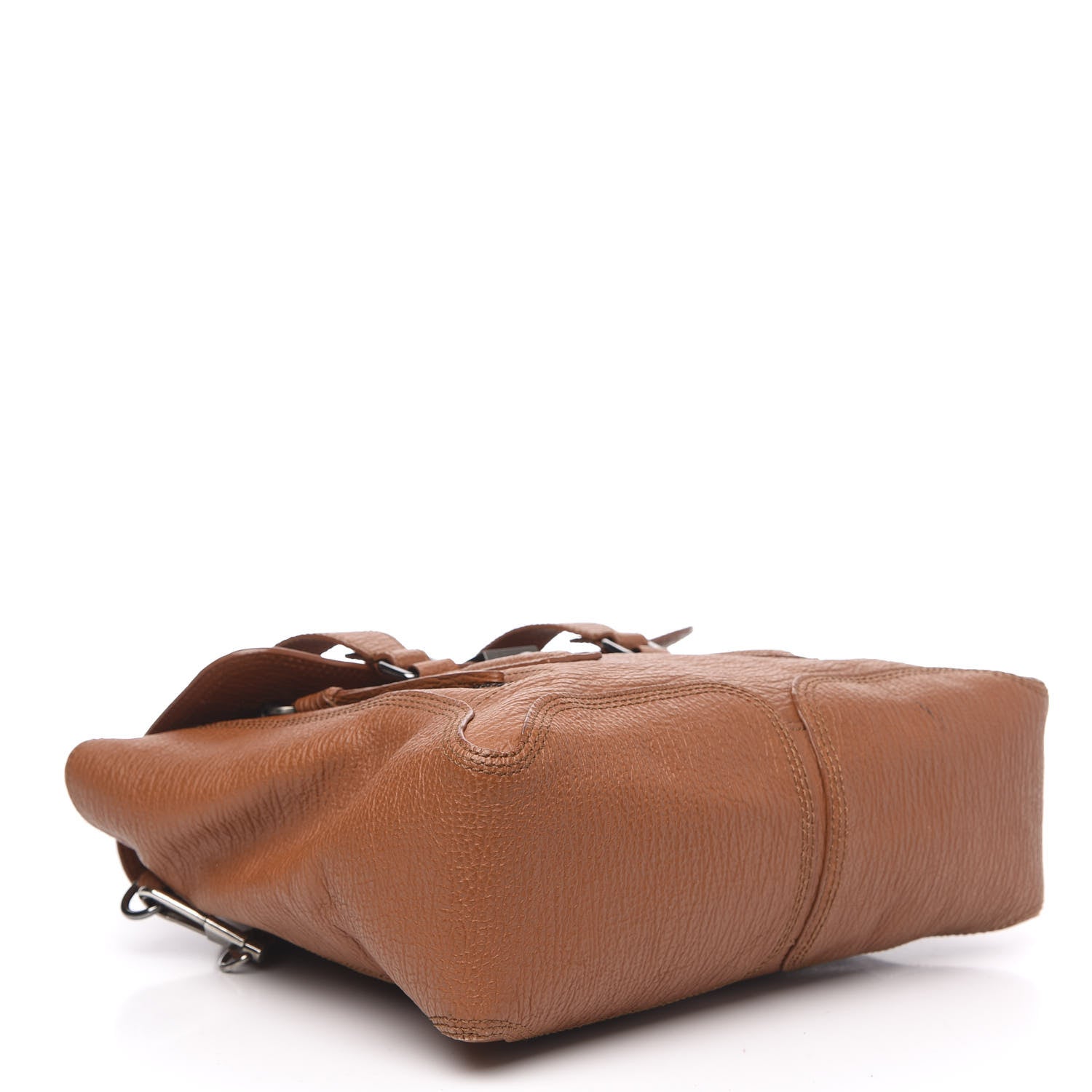 3.1 Phillip Lim 3.1 Textured Calfskin Medium Pashli Satchel Rust 4 of 16