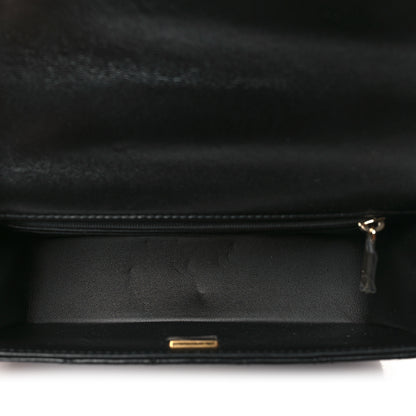 Chanel Lambskin Quilted Small Coco Pop Top Handle Flap So Black 5 of 11