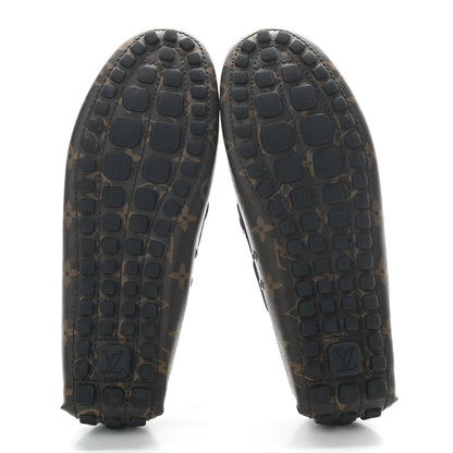 Louis Vuitton Monogram Mens Arizona Car Shoe Moccasin Loafers 8 5 of 9