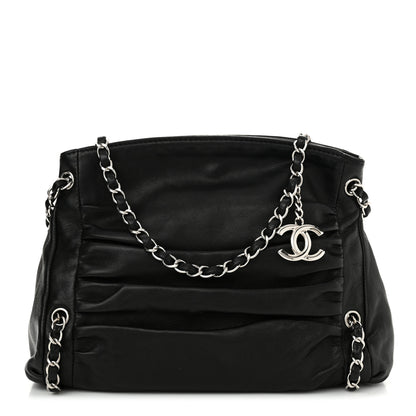 Chanel Lambskin Small Sharpei Shoulder Bag Black 1 of 10