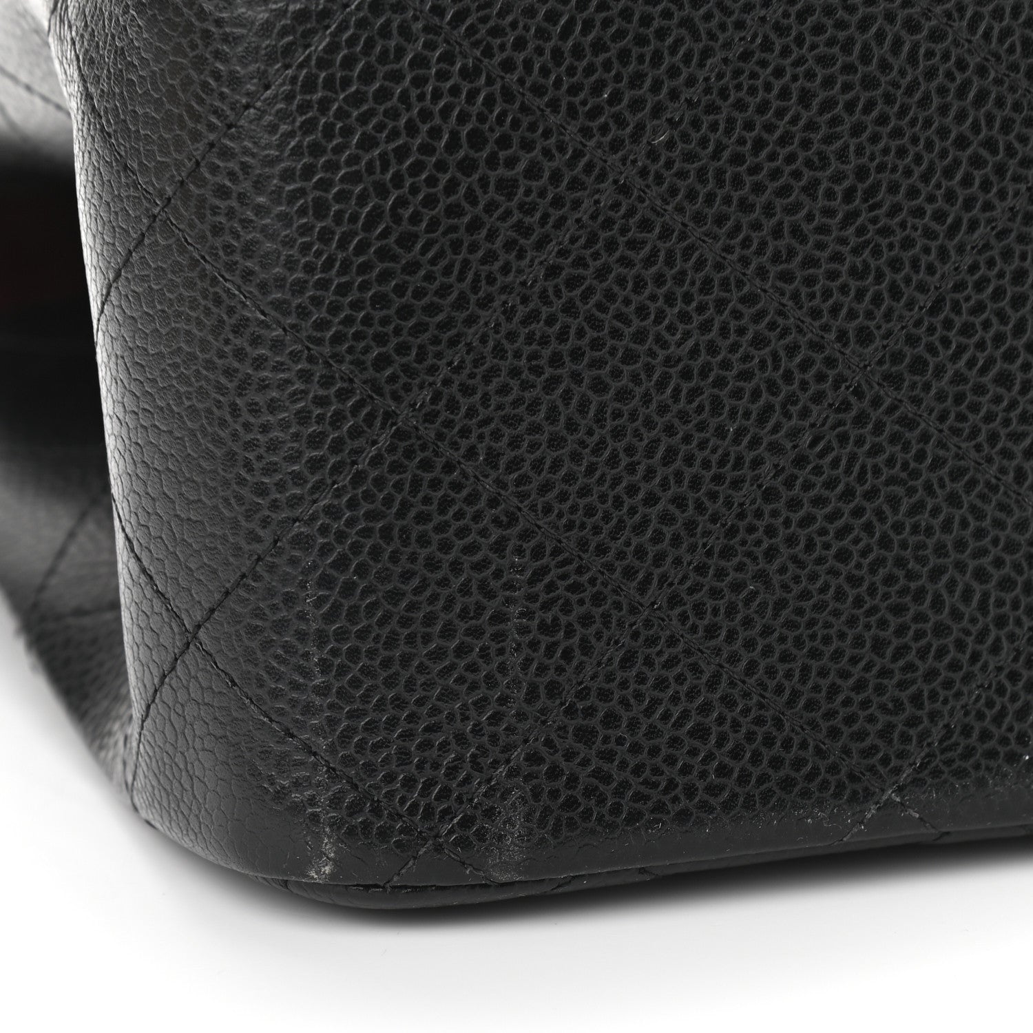 Chanel Caviar Quilted Jumbo Double Flap Black 9 of 14