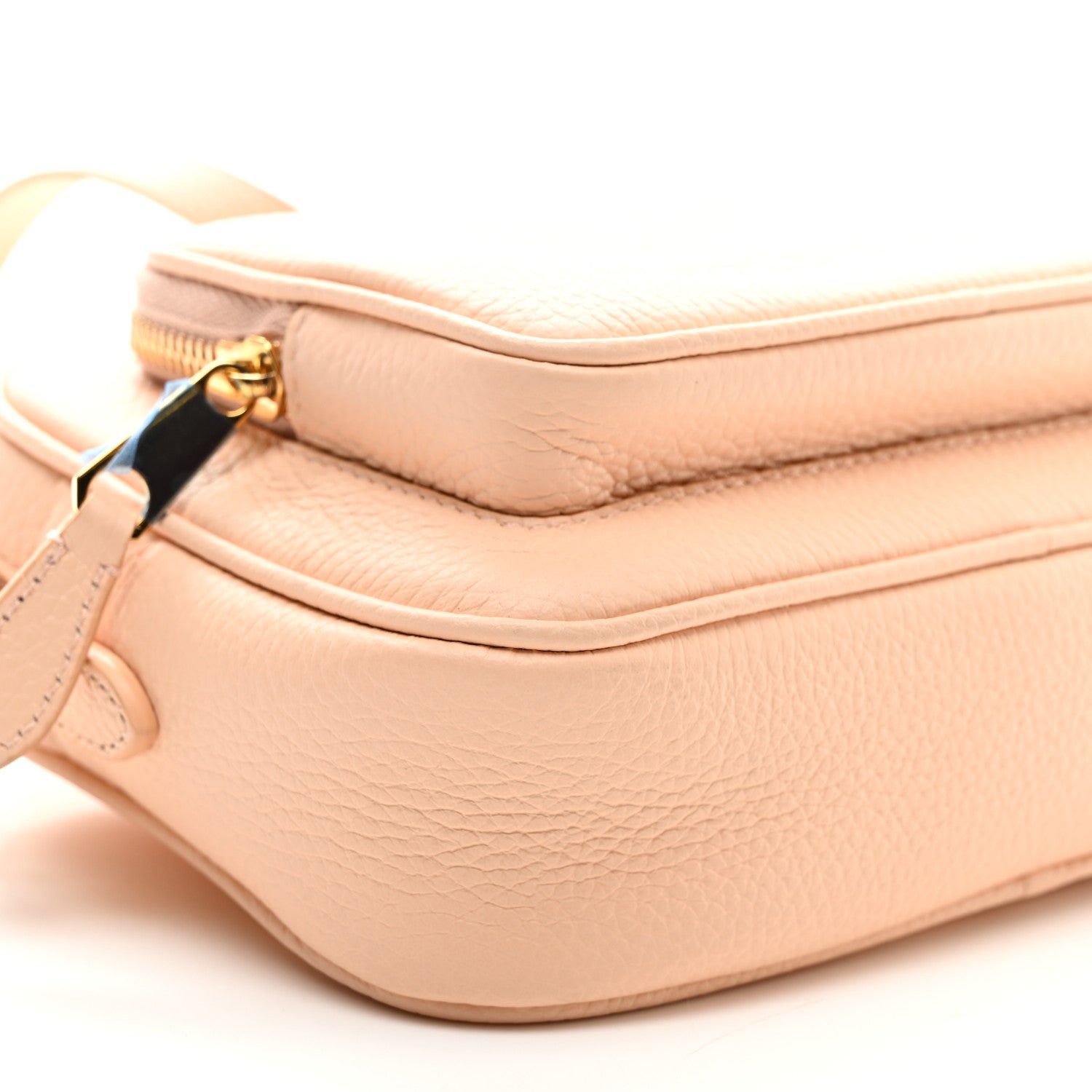 Burberry Grained Calfskin Small Camera Bag Peach Pink 9 of 10