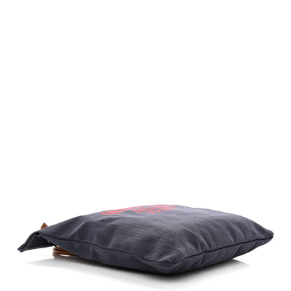 Hermes Canvas Swift Aline Grooming Bag Navy 4 of 9