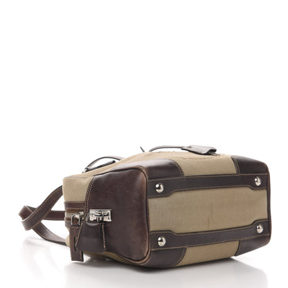 Prada Jacquard Logo Bauletto Corda Bruciato 4 of 12
