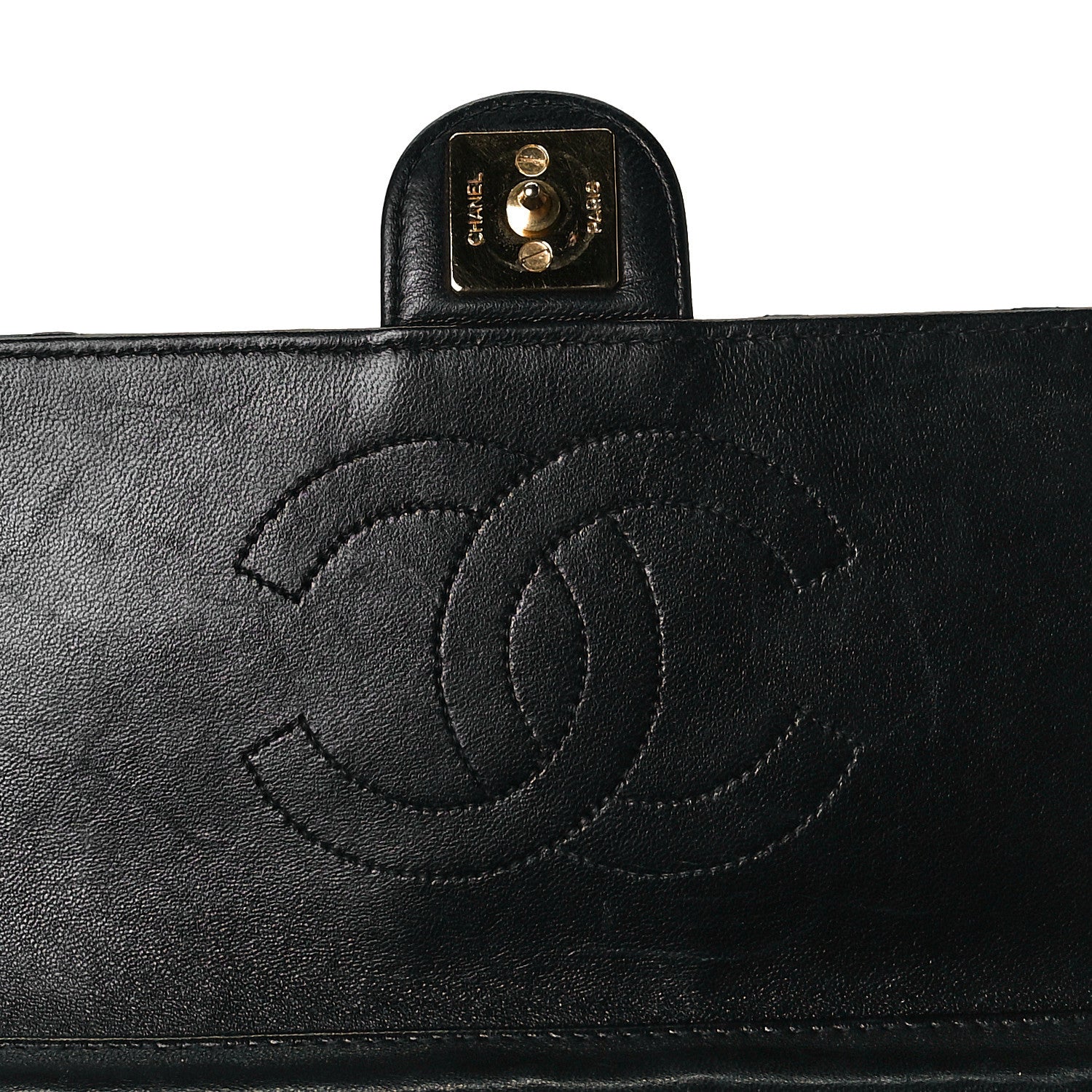 Chanel Lambskin Quilted Small Single Flap Black 6 of 7